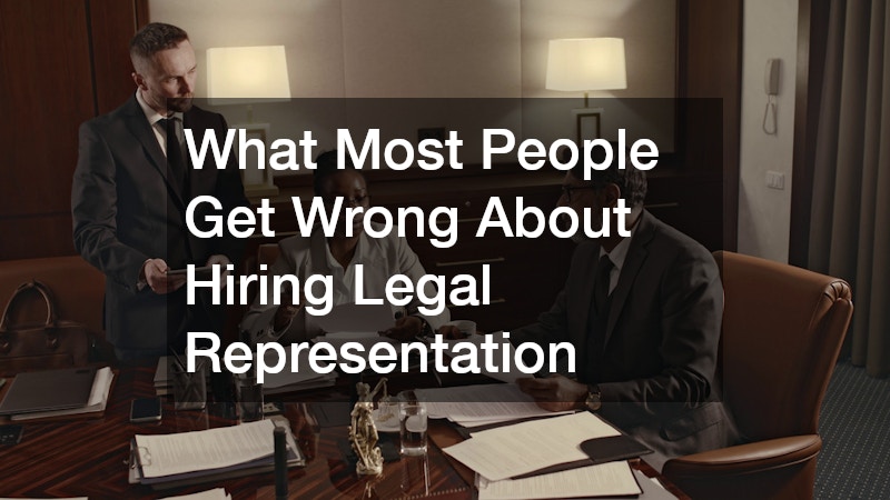 What Most People Get Wrong About Hiring Legal Representation